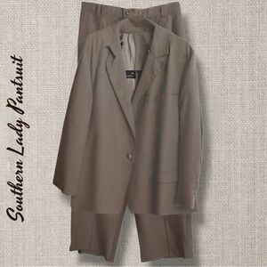 📍SOUTHERN LADY TAN BLAZER/PANT SUIT